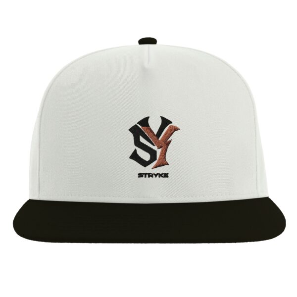 Casquette Snapback STRYKE™ | Visière plate Blanc & Noir
